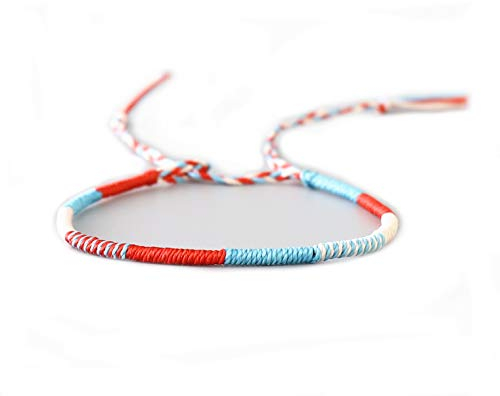 EXINOX Armband aus gewebtem Wachsfaden, für Herren, Damen, Freundschaftsarmband, handgefertigt, Faden.,