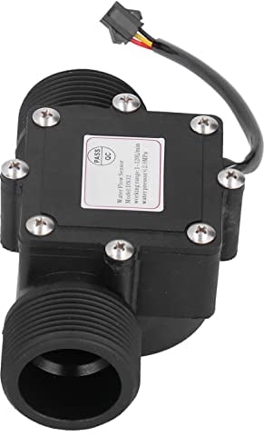 DN32 G1,25 Zoll Wasserdurchflusssensor, DC 3-24V 1-120L/min Hall Effekt Durchflussmesser, Durchflussschaltersteuerung für Wasserrohr Durchflussmesser