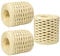 3 Rouleaux Ruban en Papier Raphia, 200M Corde de Papier de Raphia, Ribbon d'emballage de Ficelle pour Emballage Cadeau, Bricolage Artisanat Décoration, DIY Tissage Fleuriste (Naturelle)