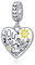 luvhaha Sie sind My Sunshine Charms 925 Sterling Silber Liebe Herz Anhänger Bead für Frauen Armband&Halskette&Armreif