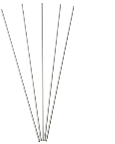 5 Stück 304 Edelstahl gerades Rohr, Außendurchmesser 4 mm x 3 mm Innendurchmesser, Länge 250 mm, Edelstahl-Kapillarrohr