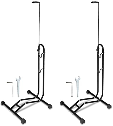 Izrielar Supporto per bicicletta da 2 pezzi, da 20 a 29 pollici, supporto per bicicletta anteriore o posteriore, supporto per biciclette, garage