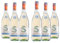 Solegro Vino Bianco Frizzante Secco, Fresco e piacevole con aromi Floreali e Fruttati, 10,5% vol, Confezione con 6 Bottiglie da 750 ml