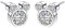 UNVOJL Mickey Mouse Shaped Hoop Earrings - Dazzling Studs for Women and Girls - Birthday Party Gift