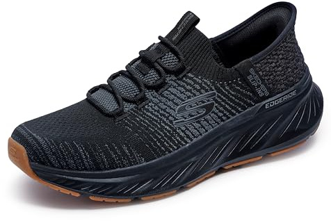 Skechers Herren Edgeride Sneaker, Schwarz, 47.5 EU
