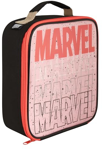 Marvel Power Insulated Kids Lunch Bag with Handle, Polyester
