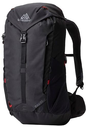 Gregory M Zulu 28 Lt Schwarz - Vielseitiger robuster Herren Rucksack, 28l, Größe 28l - Farbe Volcanic Black