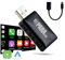 PARALISM Wireless Car Adapter for Apple CarPlay & Android Auto - Converts Wired to Wireless - Ultra-Compact Dongle for iPhone & Android Compatible with iOS 12+ & Android - Fast USB Type-C Connection