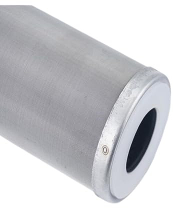 XBTNCYFE Filtro for L'acqua in Acciaio Inossidabile da 10 Pollici, può Essere Pulito E Riutilizzato, Resistente alla Corrosione, Resistente alle Alte Temperature, 5 Micron E Altro Ancora(10 Micron)