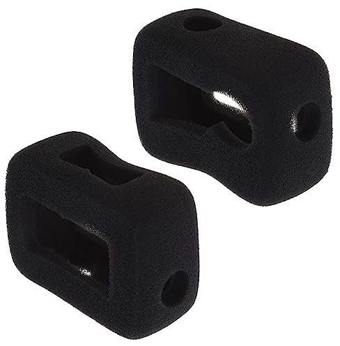 Housse de protection pour pare-brise - Coupe-vent - Réduction du bruit - Cadre en mousse - Pour sport d'action