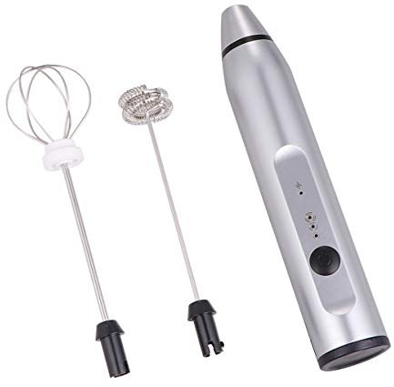 MAGICLULU Batidora Manual Recargable Batidor De Huevos y Leche Espuma 3 Niveles De Velocidad