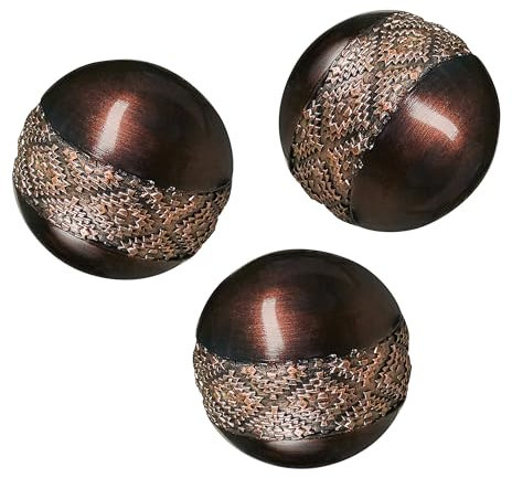 Creative Scents Decorative Balls - Set of 3 Decorative Balls for Bowls and Vases, 3” Decorative Orbs, Premium Home Decor Vase Filler, Spheres for Coffee Table Decor, Dining, Living Room Centerpiece