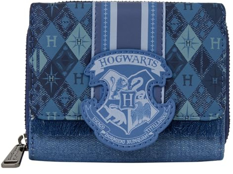 Loungefly Warner Bros Harry Potter Denim Tri-Fold Wallet