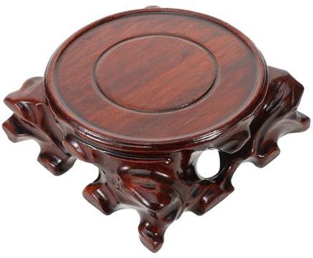 Healifty Wooden Stand for Teapot Kettle Centerpieces Decorative Display Stands Living Room Decoration