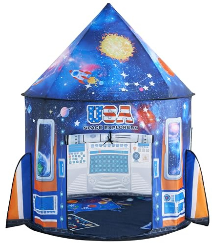 Joyin Spielzelt im Weltraum-Design für Kinder – Fantasievolles Spielzelt mit interaktivem Space-Game-Motiv
