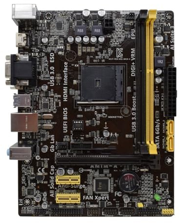 WLTDYZZLDN Placa Base Fit For ASUS AM1M-A AM1 Compatible con Athlon y Sempron 5150, 5370, 5350 DDR3, PCI-E, VGA, HDMI, USB 3.0 Placa Bases