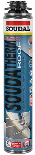 Soudatherm Roof 250 Mousse adhésive en polyuréthane, 800 ml, orange