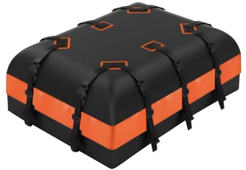 Whoasyst Car Roof Box Rack Bag Includes Mat Door Hook Strap and Luggage Heavy Duty Rooftop Cargo Car Box Waterproof Rack for All Vehicle Roofs Includes Mat Door Hook Strap and Luggage Heavy Duty