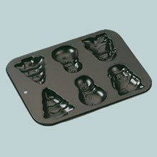 Zenker 3664 Weihnachtsform antihaft, schwarz