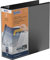 QuickFit® View 3-Ringbuch, 7,6 cm abgewinkelte D-Ringe, Schwarz
