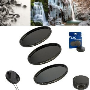 HAIDA Neutral Graufilter Set bestehend aus ND8, ND64, ND1000 Filtern 72mm inkl. Stack Cap Filtercontainer + Pro Lens Cap mit Innengriff