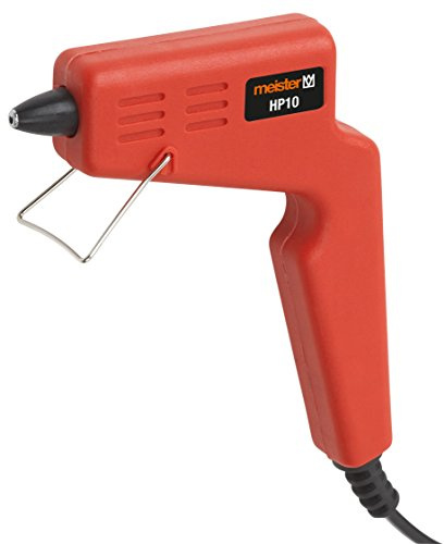 Meister Heißklebegerät 7 W, HP10 - Schnelle Aufheizzeit - Inklusive Ø 7 mm Klebestifte / Heißklebepistole für DIY-Projekte & Bastelarbeiten / Klebepistole mit Patronen / Mini-Klebepistole / 5414500