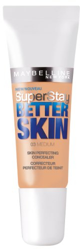Maybelline New York Superstay Better Skin Concealer Medium 03 / Abdeckstift in natürlichem Braun, langanhaltendes Teint-Make-Up gegen Hautunebenheiten, 1 x 11 ml