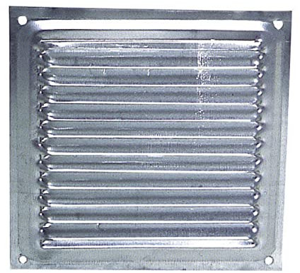 WOLFPACK LINEA PROFESIONAL - Rejilla Ventilación Atornillar 20x20 cm. Aluminio