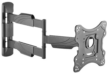 NVS LCD16 Supporto staffa per TV per 22 24 26 28 32 40 42 pollici 61 cm dalla parete, nero
