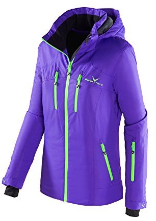Black Crevice Damen Skijacke, Funktionsjacke, Liberty/grün, 40