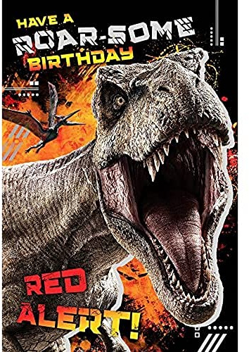Jurassic World jw018 Pop-Up-Geburtstagskarte
