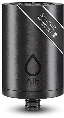 Alb Filter® Shungit Duschfilter Ersatzkartusche. Reinigung und Veredelung von Dusch- und Trinkwasser. Gegen Schadstoffe