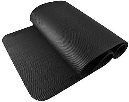 ISO TRADE Thick Exercise Mat Yoga Fitness Fizjo 1 cm NBR 7869 Trainingsmatte, Erwachsene, Unisex, mehrfarbig (Mehrfarbig), Einheitsgröße