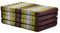 Leewadee Klappmatratze Gästebett Klappbar Auto Matratze Gästematratze Klappbar Faltbare Matratze, Kapok, 200 x 70 cm, Braun Grün