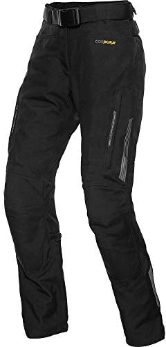 FLM Damen Touren Textilhose 3.0 – Wasserdicht & Atmungsaktiv – Cordura® – Verstellbare Knieprotektoren –
