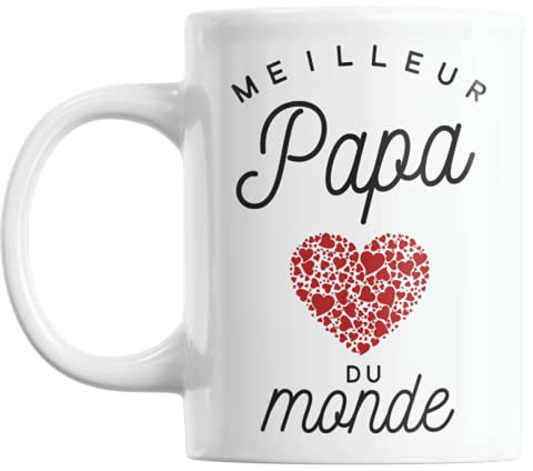 Générique Mug Meilleur Papa du Monde Mug Noel | Cadeau Papa Cadeau Fete Des Peres Mug Cadeau Pour Papa Tasse Papa Ceramike Cadeau Anniversaire Papa Cadeaux Peres Pere Mug Papa Cadeau Pour Sa Pere