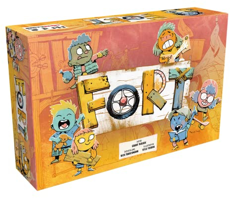Leder Games, Fort, Grundspiel, Familienspiel, Kartenspiel, 2-4 Spieler, Ab 10+ Jahren, 30+ Minuten, Deutsch