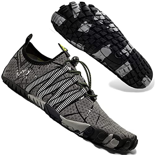 Barefoot Water Shoes Mens Womens Aqua Sea Swim Beach Shoes Mens Surf Quick Dry Ladies Lightweight Sport Wet Pool Diving Unisex