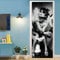 Türtapete Selbstklebend Türposter,Türtapete 3D Sexy Frau, die Toilette raucht Türfolie für Tür Wohnzimmer Schlafzimmer Küche und Bad 77x200cm PVC Abnehmbar WasserdichteTüraufkleber