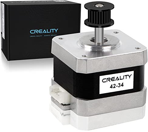 Creality Original Ender 3 S1 42-34 Y-Achsen-Schrittmotor, 3D-Druckerteile mit 20-Zahn-Synchron-Riemenscheibe für Ender 3 V2/Ender 3 Pro/Sermoon V1 Pro/Ender 3 S1 Pro Y-Achse