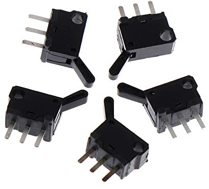 Micro interruttori da 10 pezzi in miniatura interruttore di viaggio limite piccolo con foro tre pin normalmente aperti normalmente chiusi