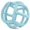Aolso Silikon Baby Ball Beißring, Baby Spielzeug fürgreifen und zu kauen, Baby Beißring Spielzeug aus Lebensmittelqualität Silikon, BPA-fre, Blau