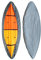 doorslay Kayak Cover Waterproof UV Resistant Kayak Cover Outdoor Kayak Storage Dust Cover for Boat Kayak Canoe SUP Paddleboard (DGY-M)