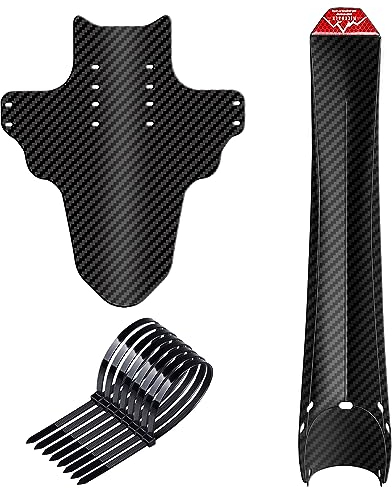 NICEDACK Fahrrad Schutzblech, Mountainbike Schutzbleche 24-29 Zoll, MTB Hinten Schutzbleche mit Reflektoren, Fahrrad Spritzschutz, Mudguard, Rennrad Fahrrad-Schutzbleche,FahrradkotflüGel, Fender