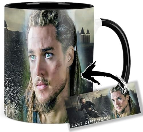The Last Kingdom Alexander Dreymon C Tasse Innen & Henkel Schwarz Keramikbecher Mug