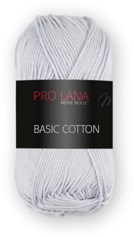 Pro Lana Basic Cotton ca. 125 m 50 g (0091 - Zartgrau)