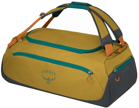 Osprey Daylite Duffel 45 – Praktische, funktionale Alltagstasche – Duffel-Reisetasche - Tumbleweed Yellow/Tunnel Vision O/S