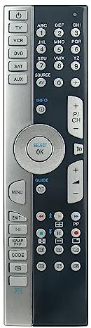 AULCMEET F NEW 40023399 - Telecomando di ricambio per TV LCD Medion 40023399 MSN40023399, MD30380, MD30441, MD30503 MSN 40023399 MD 30238, MD30261, MD 30272