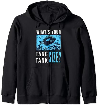 What's Your Tang Aquarium Größe Spaß Salzwasser Aquarium Fisch Wortspiel Kapuzenjacke
