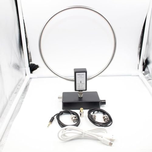 GA450 Loop Antenna, Active Shortwave Radio With BNC Cable, SW 2.3-30MHz MW 522-1710KHz, Portable Receiving Antenna For Ham Radio